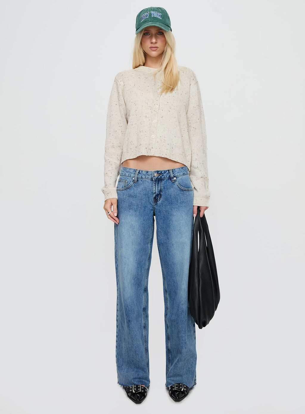 Sabryna Low Rise Straight Leg Jeans Blue