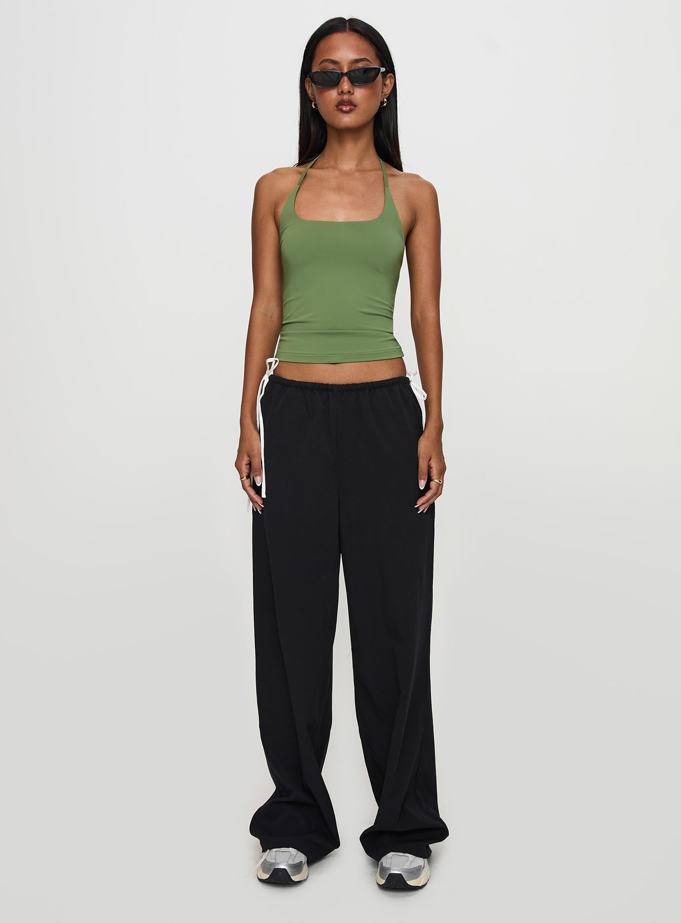 Ezekiel Nylon Top Green