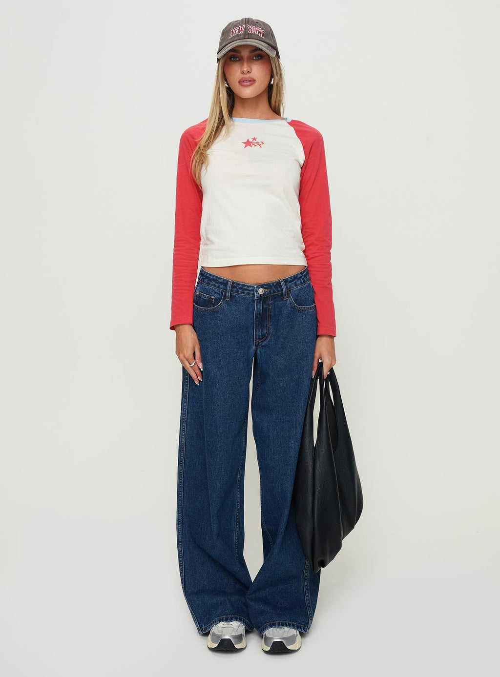 Racing Star Long Sleeve Top Red