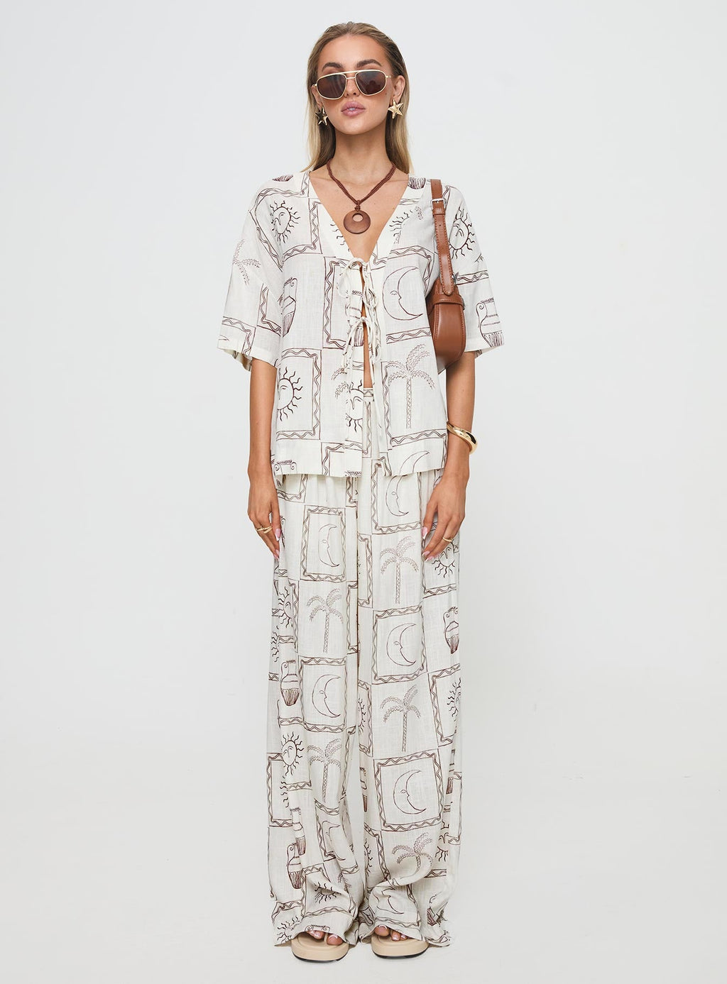 Sun Dream Pants Cream / Multi