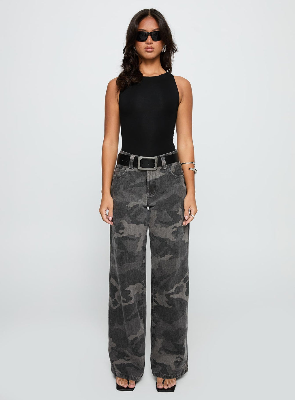 Majesty Tie Back Bodysuit Black