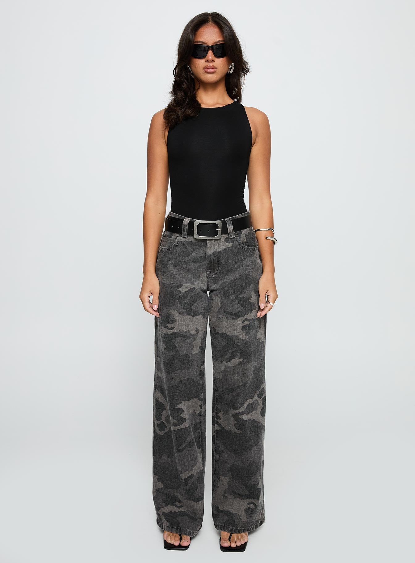 Majesty Tie Back Bodysuit Black