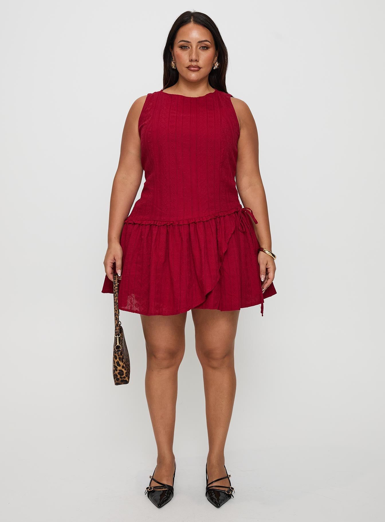 Cosie Mini Dress Red Curve