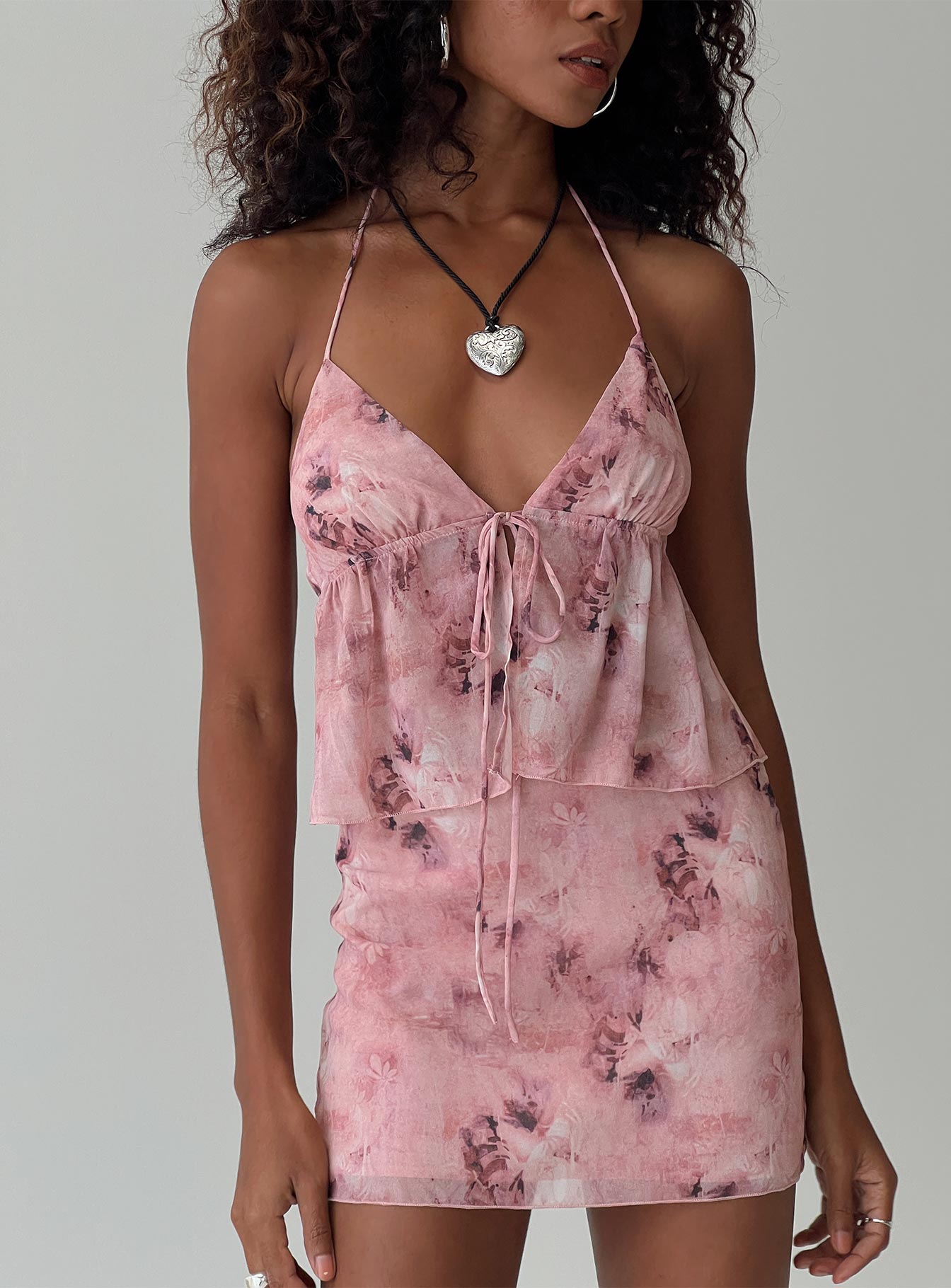 Mauro Set Pink Antique Floral