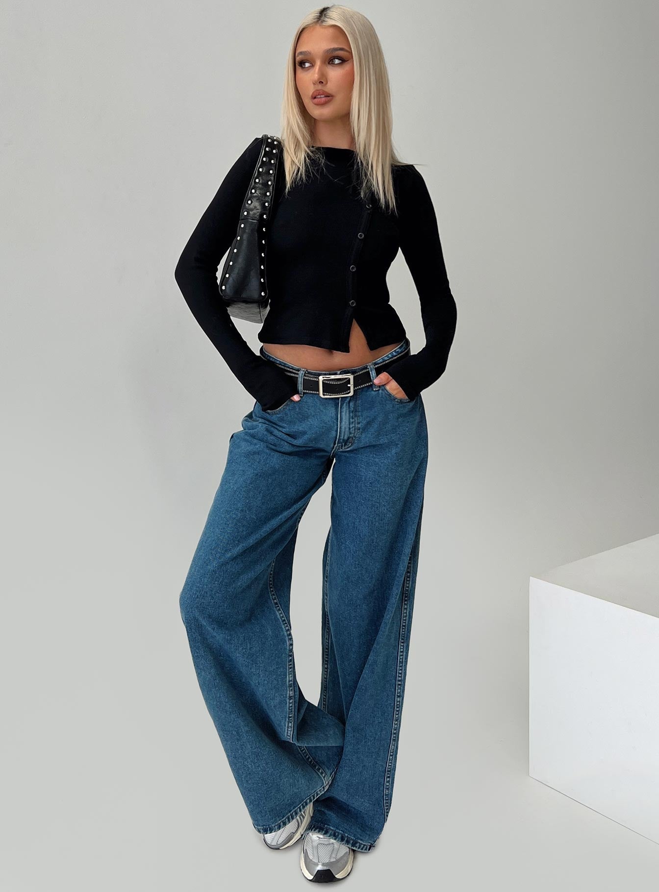 Passoni Long Sleeve Top Black