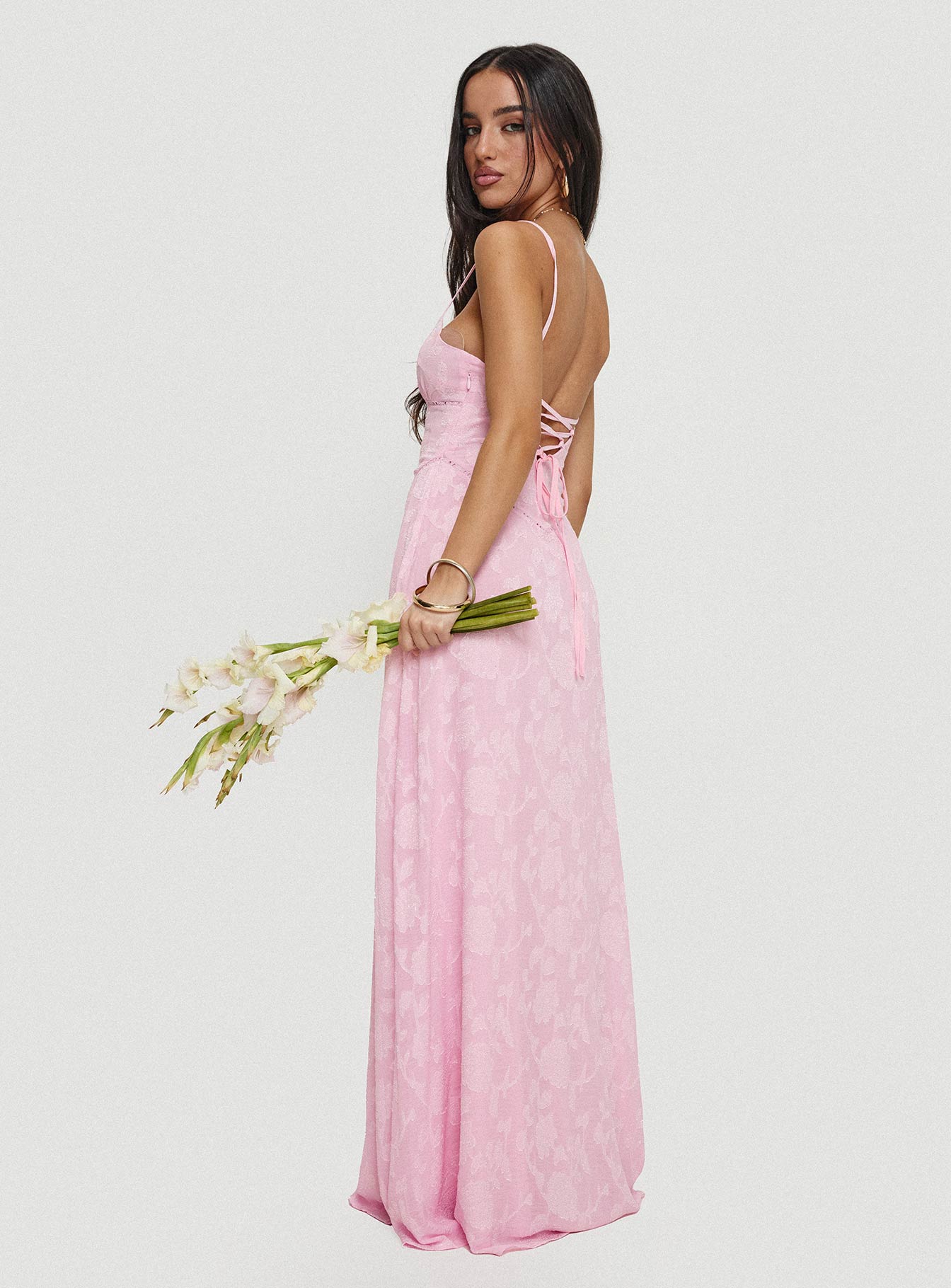South Of France Maxi Dress Pink Petite