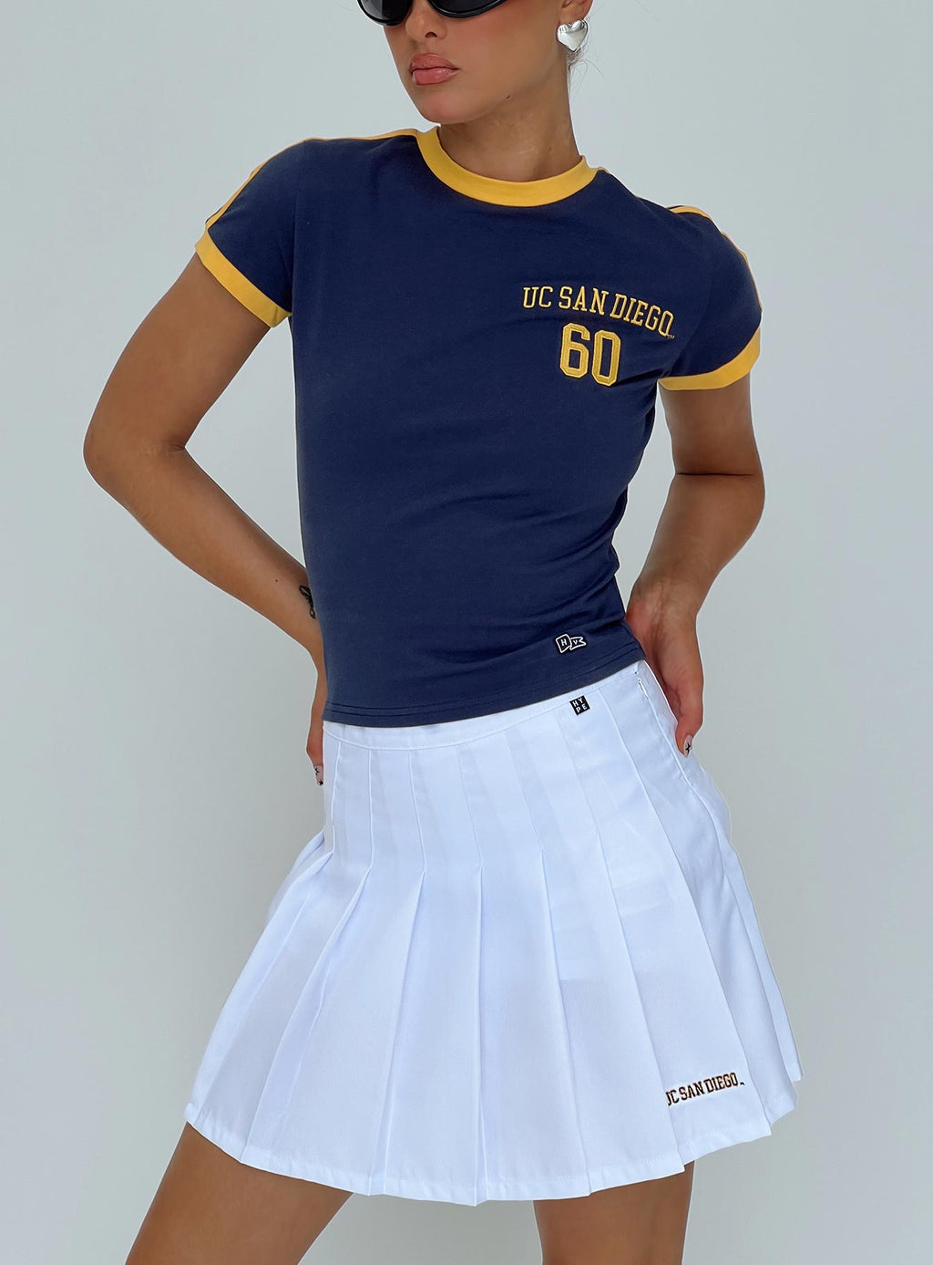 UCSD Tennis Skort White