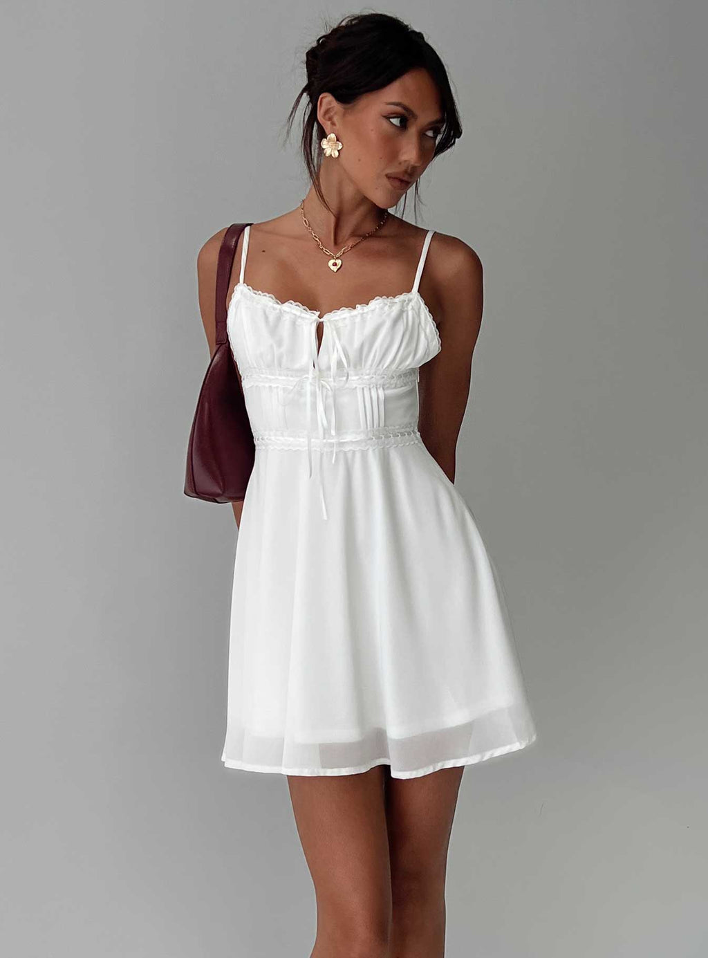 Pure Joy Mini Dress White