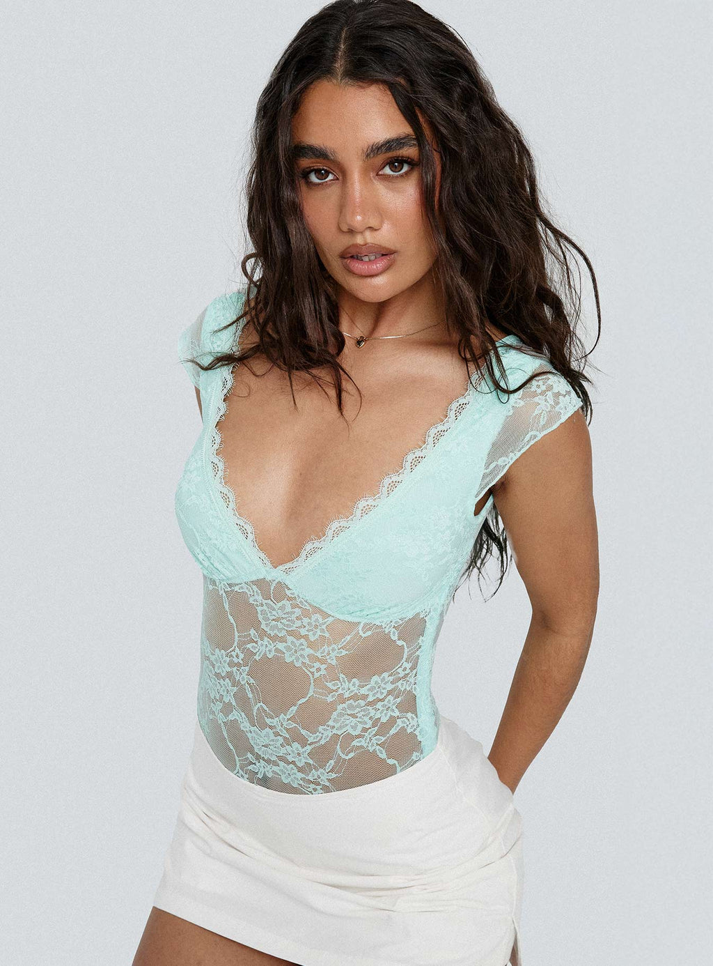 Tantalize Bodysuit Blue