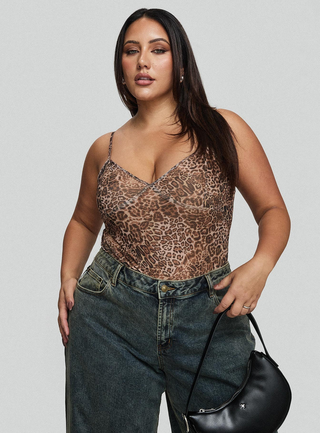 Elixia Bodysuit Leopard Curve