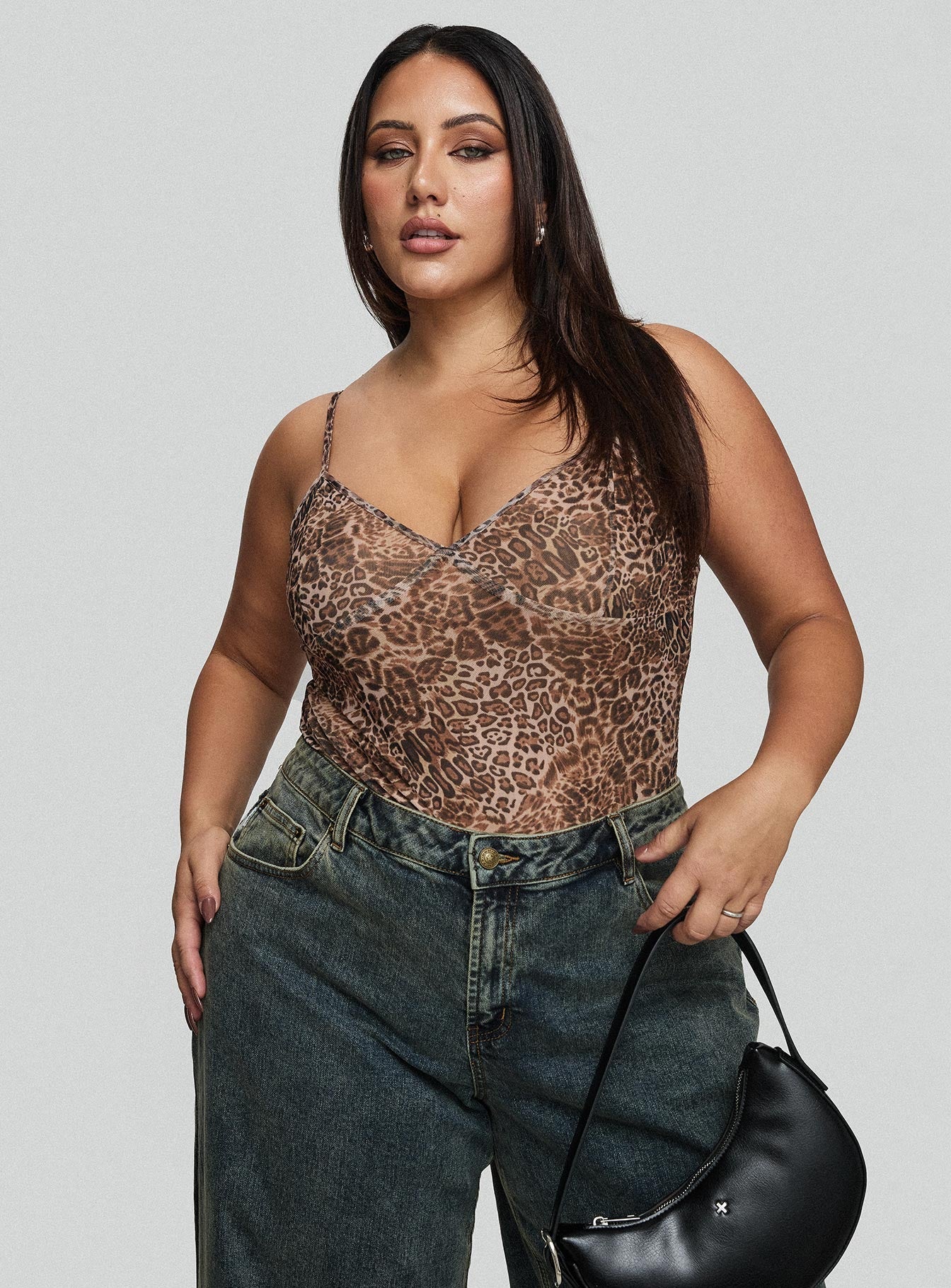 Elixia Bodysuit Leopard Curve