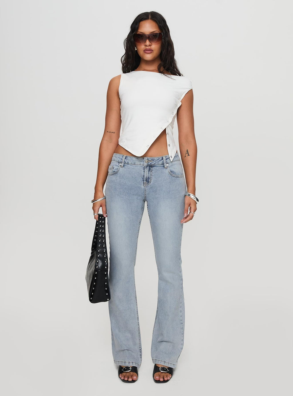 Bethany Low Rise Bootleg Jeans Light Wash