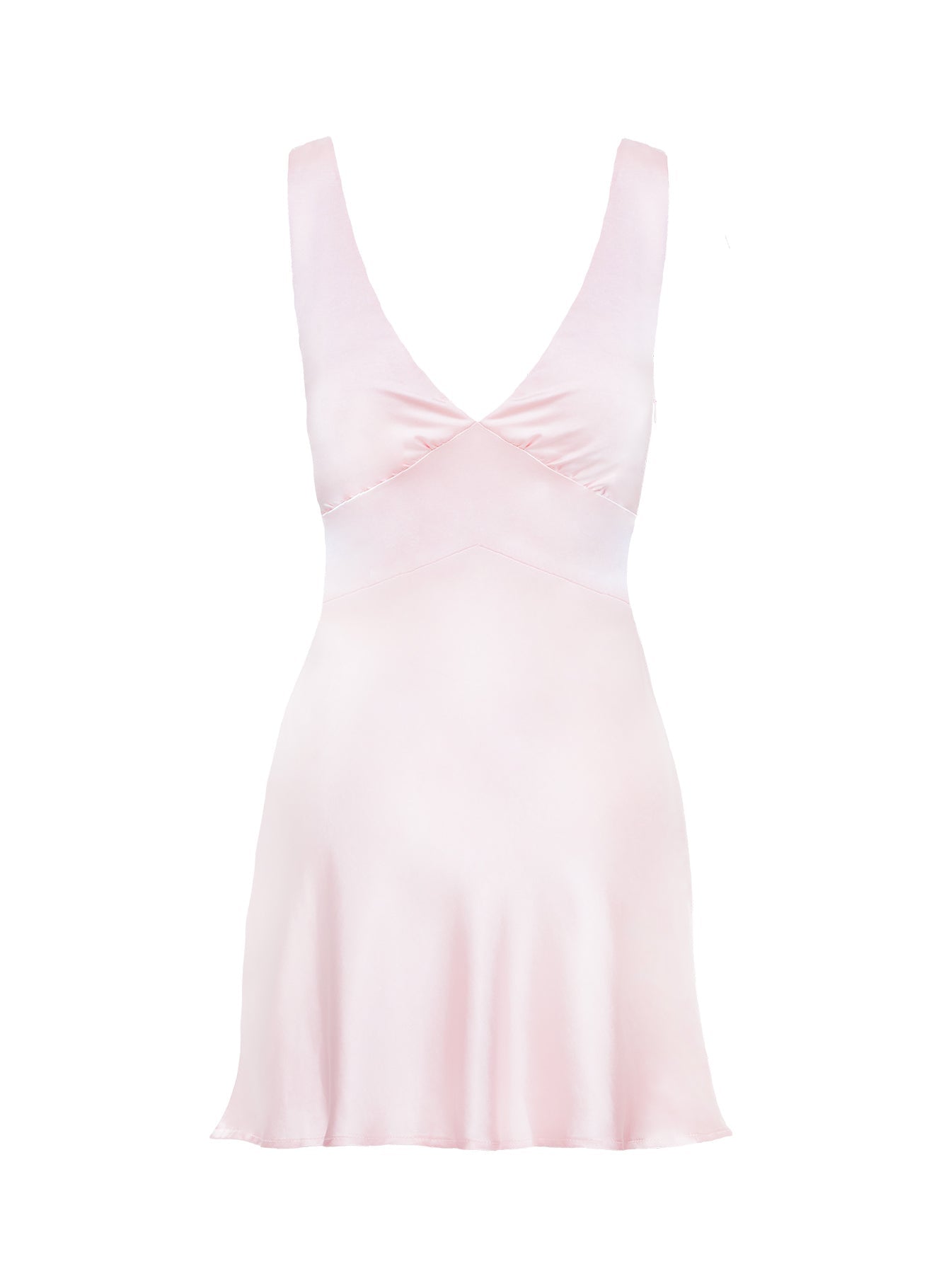 Birdette Plunge Mini Dress Pink