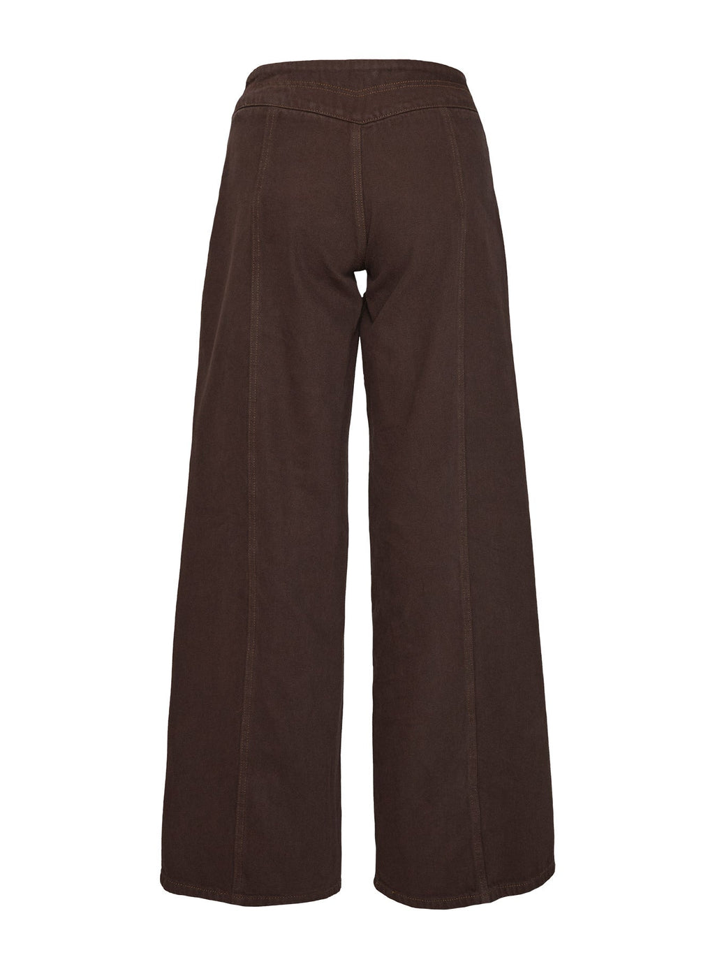 Bystander Lace Up Pants Brown