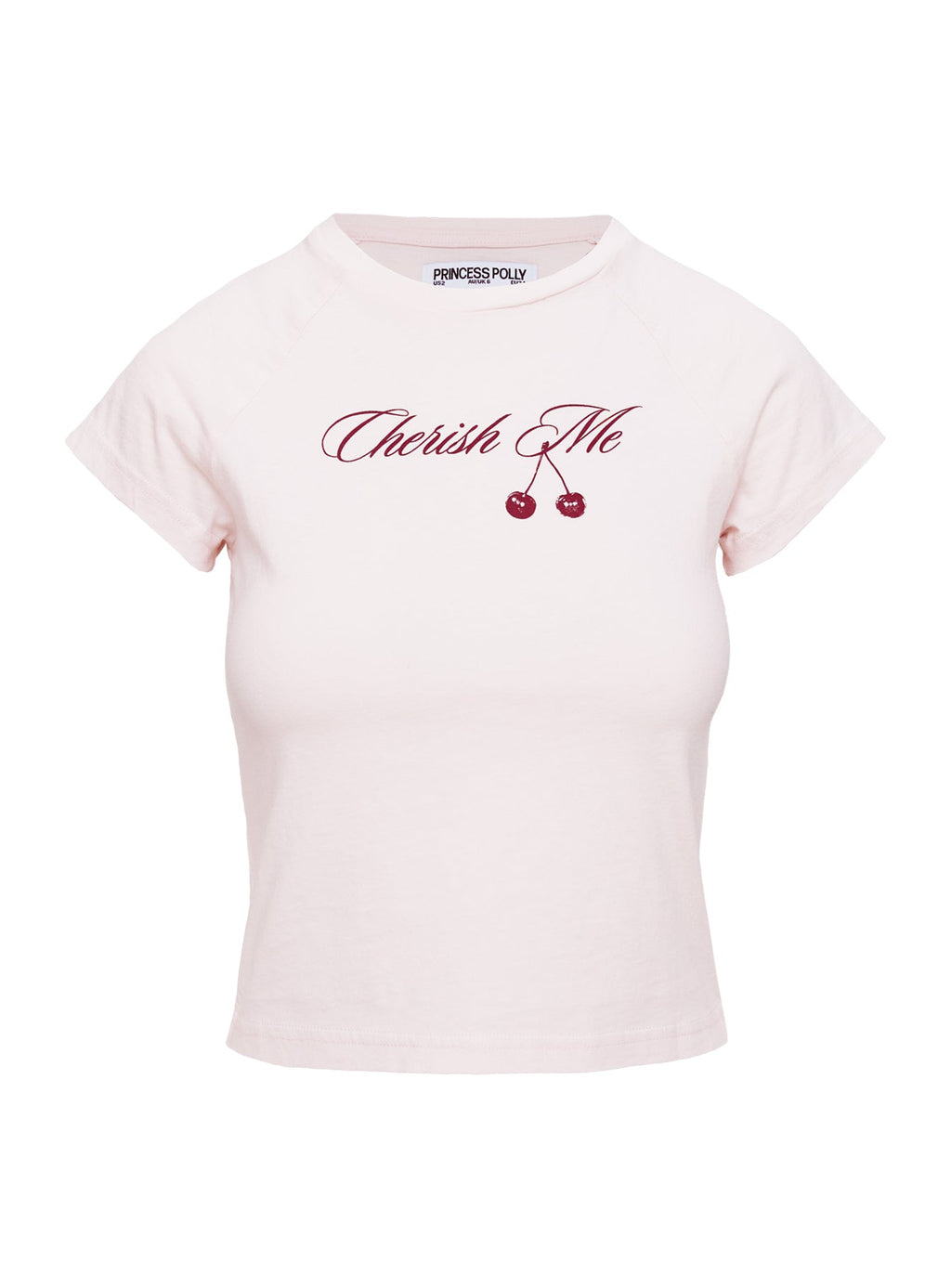 Cherish Me Graphic Top Pink