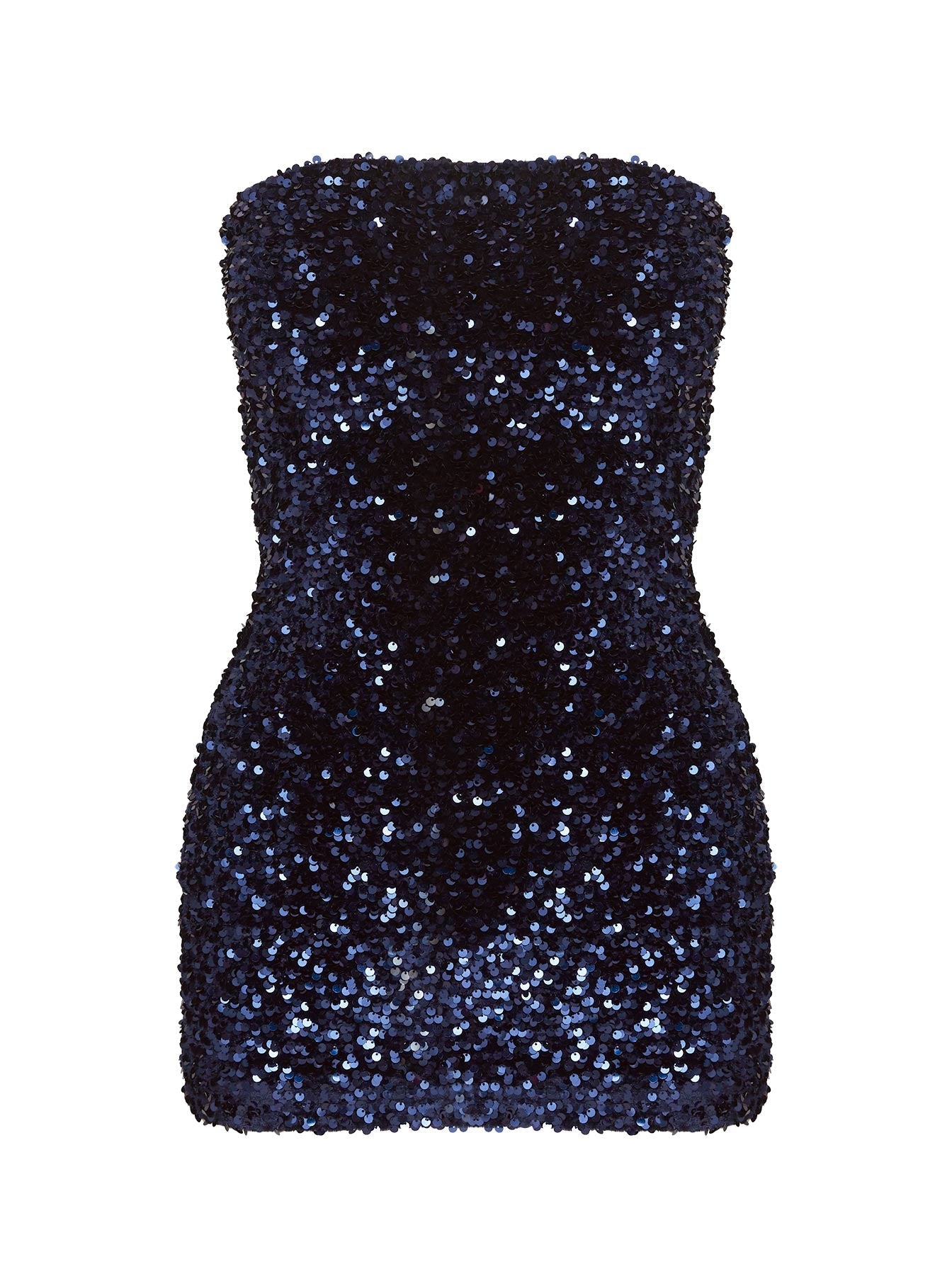 Eldoni Strapless Mini Dress Navy