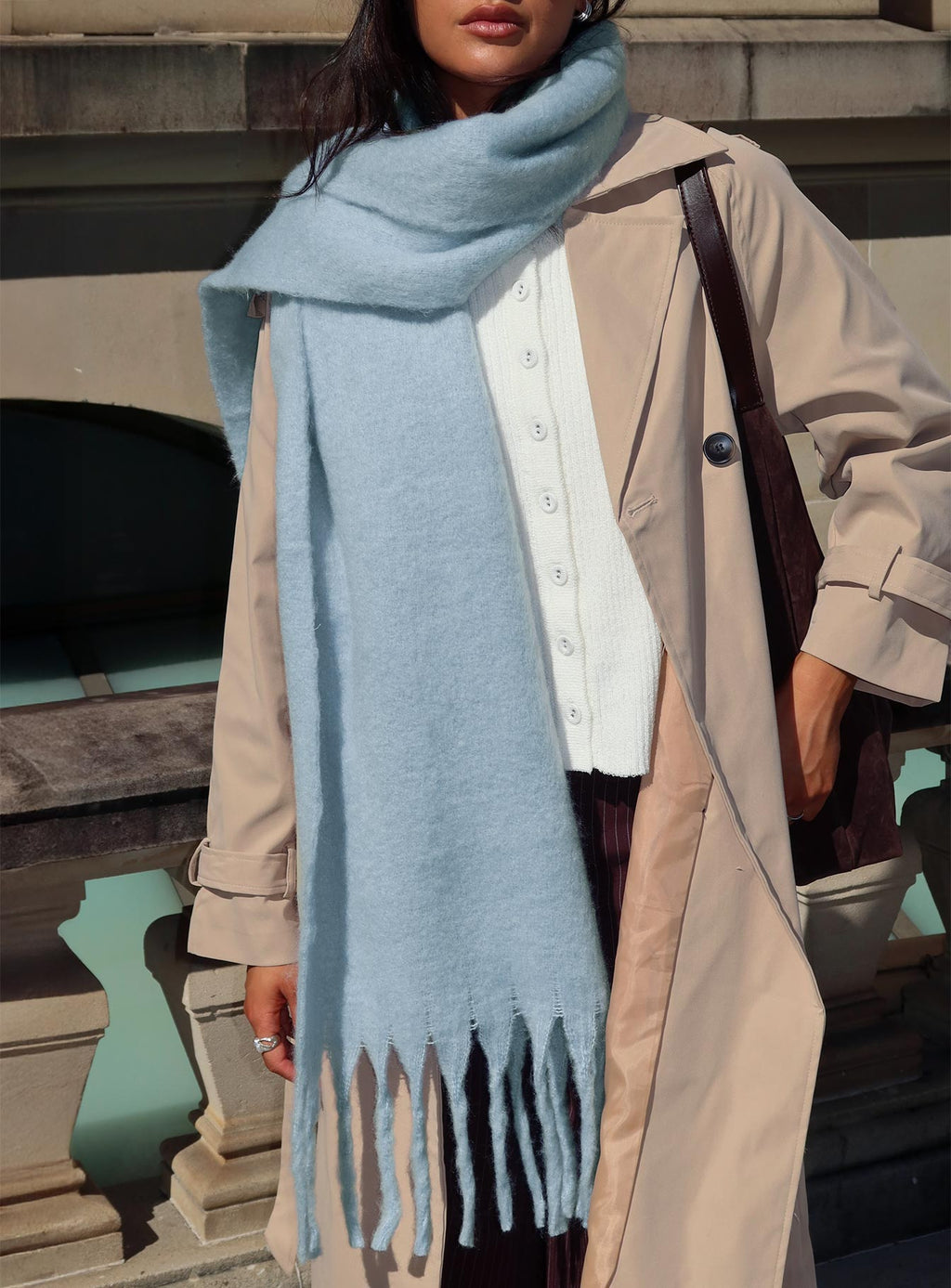 July Scarf Baby Blue