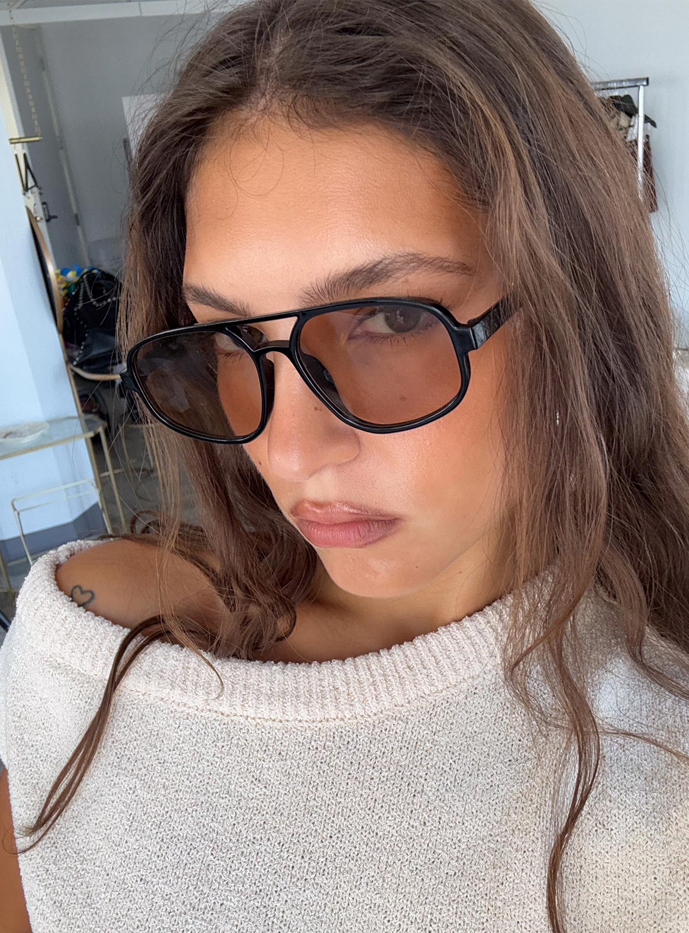 Kalyssia Sunglasses Black / Orange