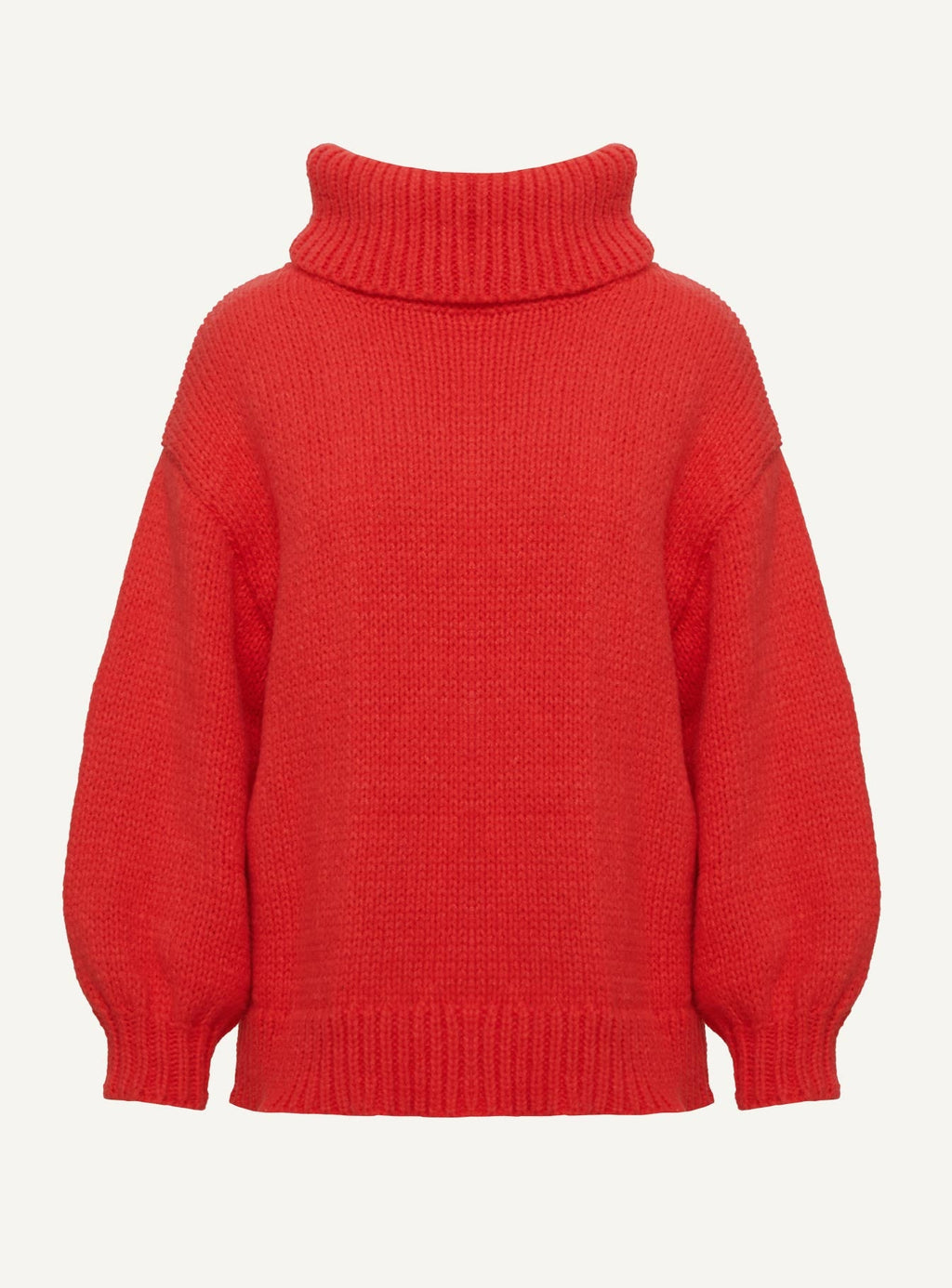 Let Love In Knit Sweater Red