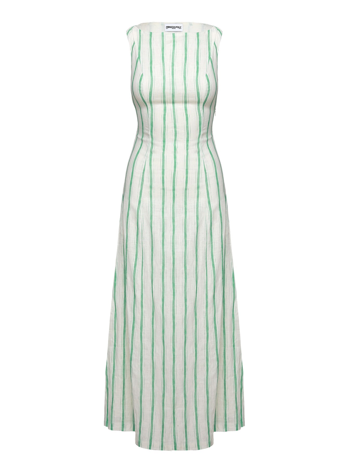 Lewisa Maxi Dress Green Stripe