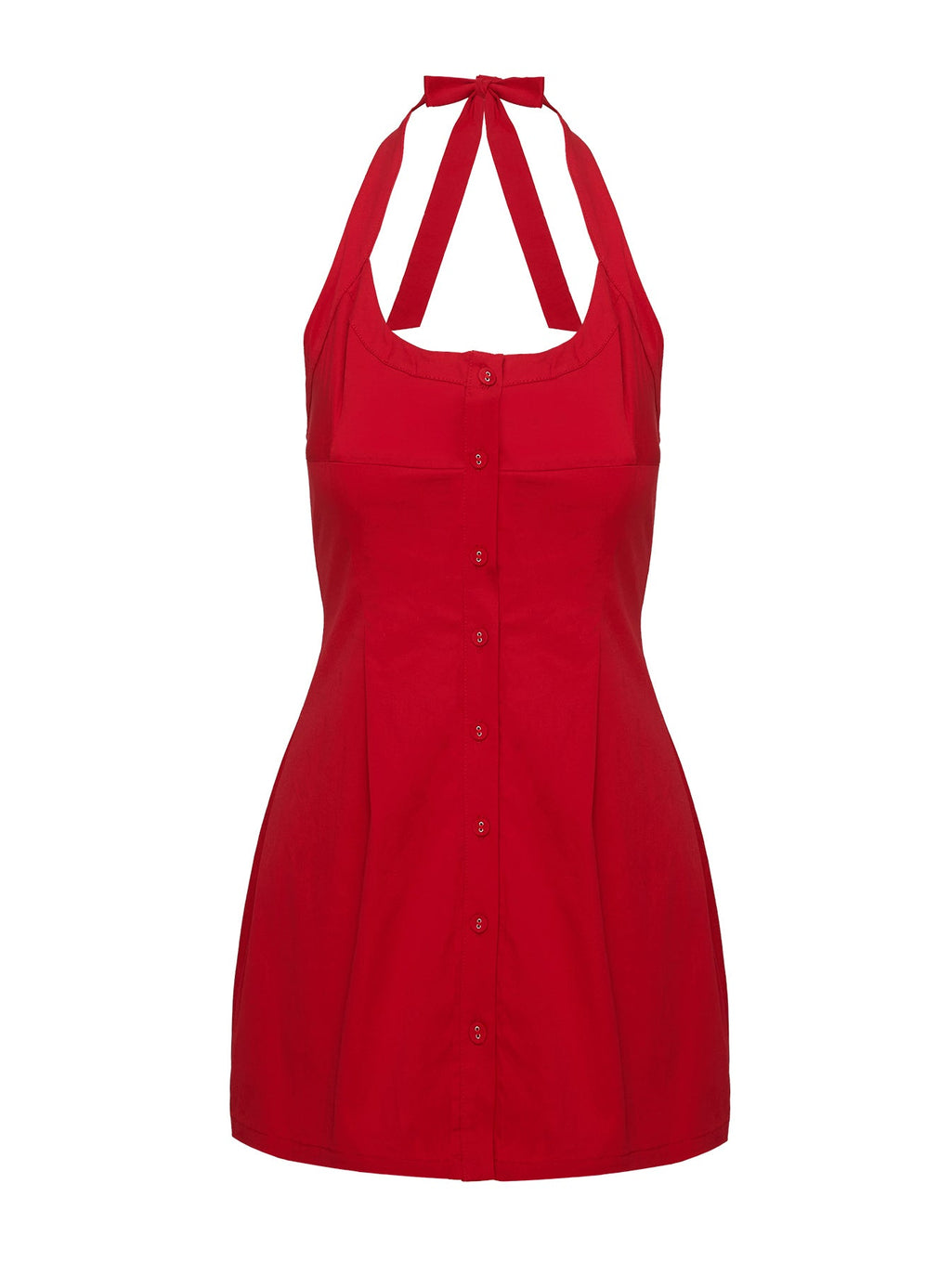 Mallorie Halter Mini Dress Red Tall