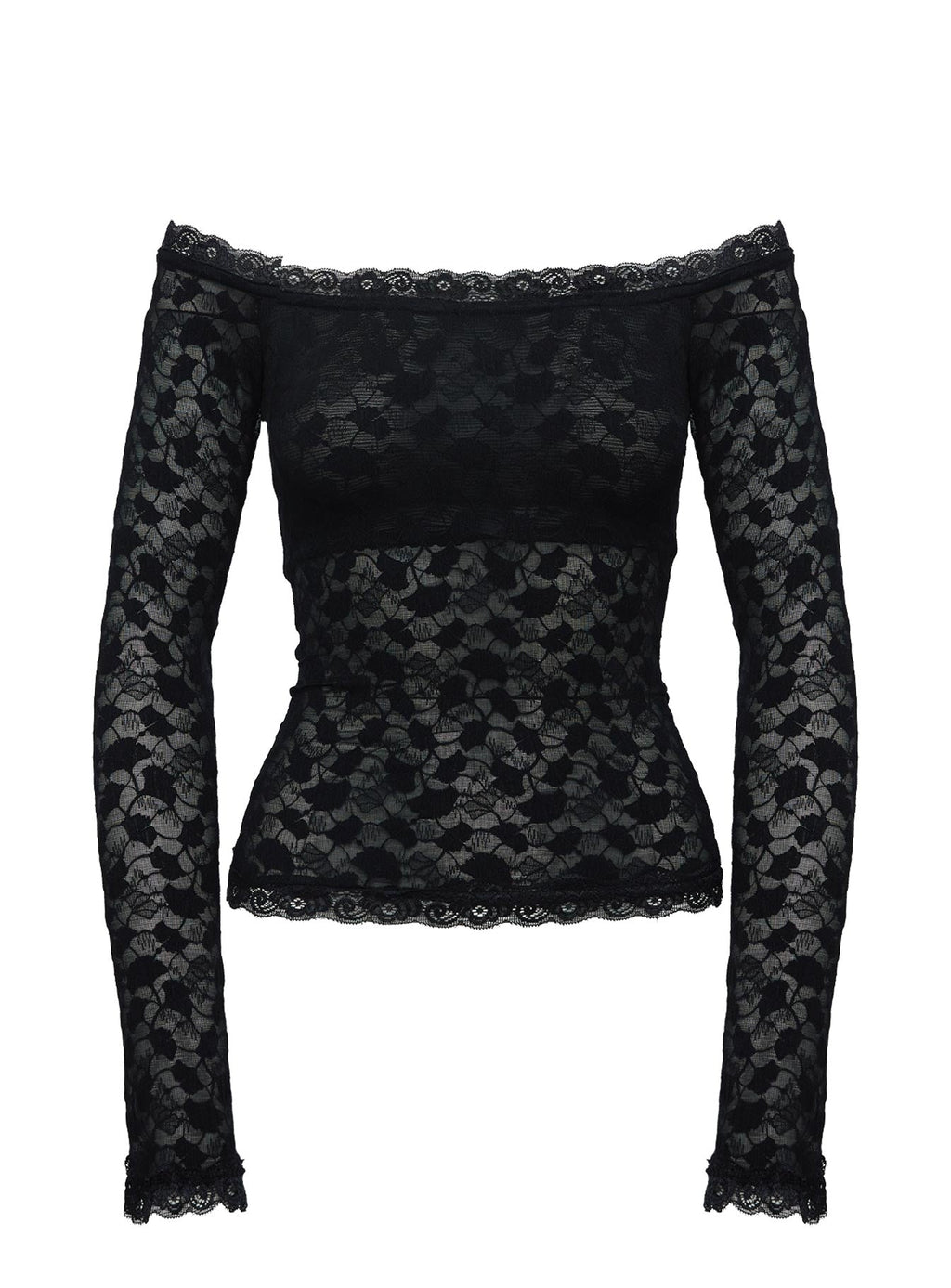 Mochapella Off The Shoulder Top Black