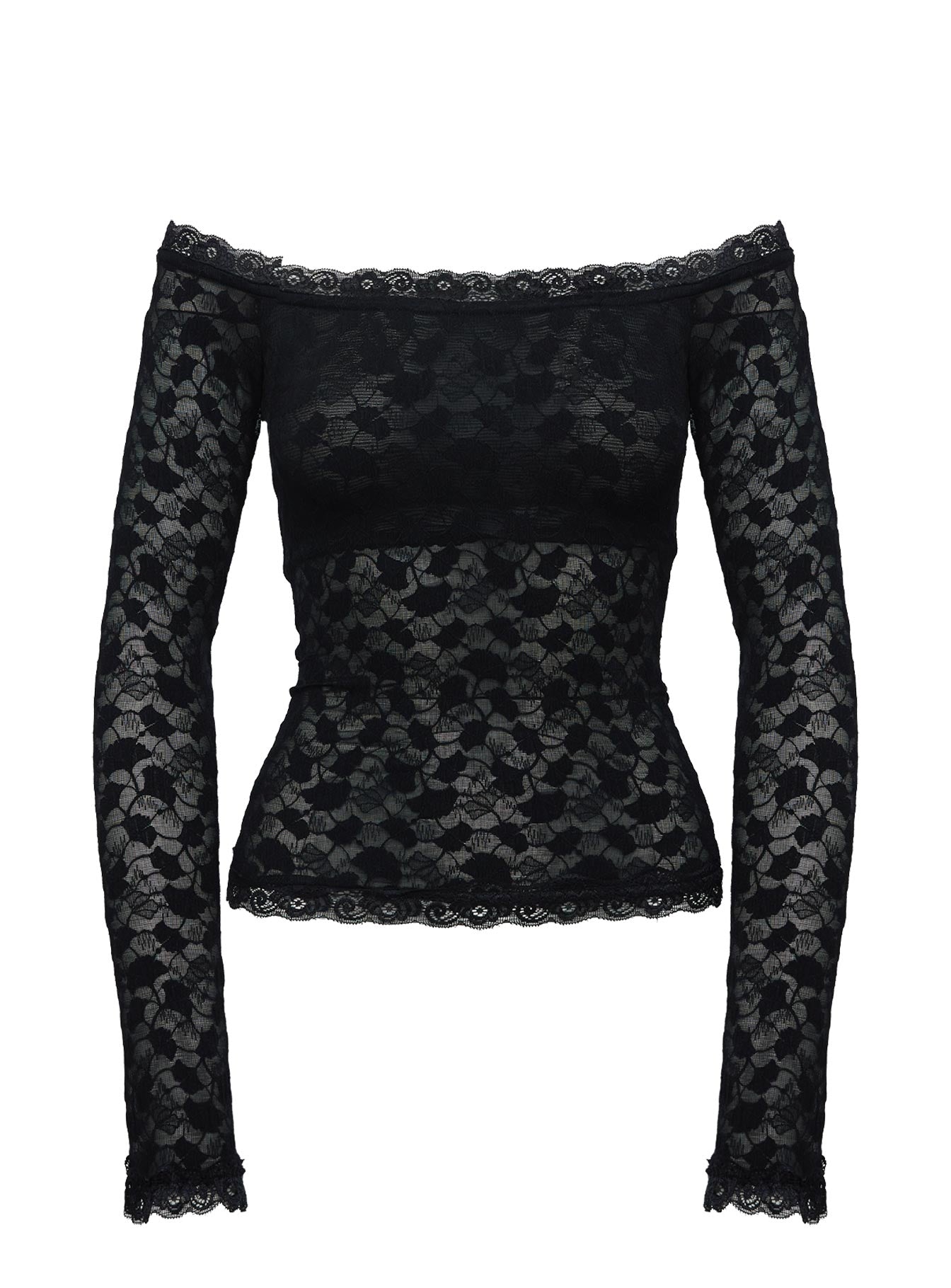 Mochapella Off The Shoulder Top Black