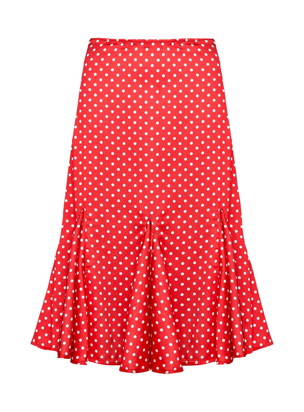 Musemeci Midi Skirt Red