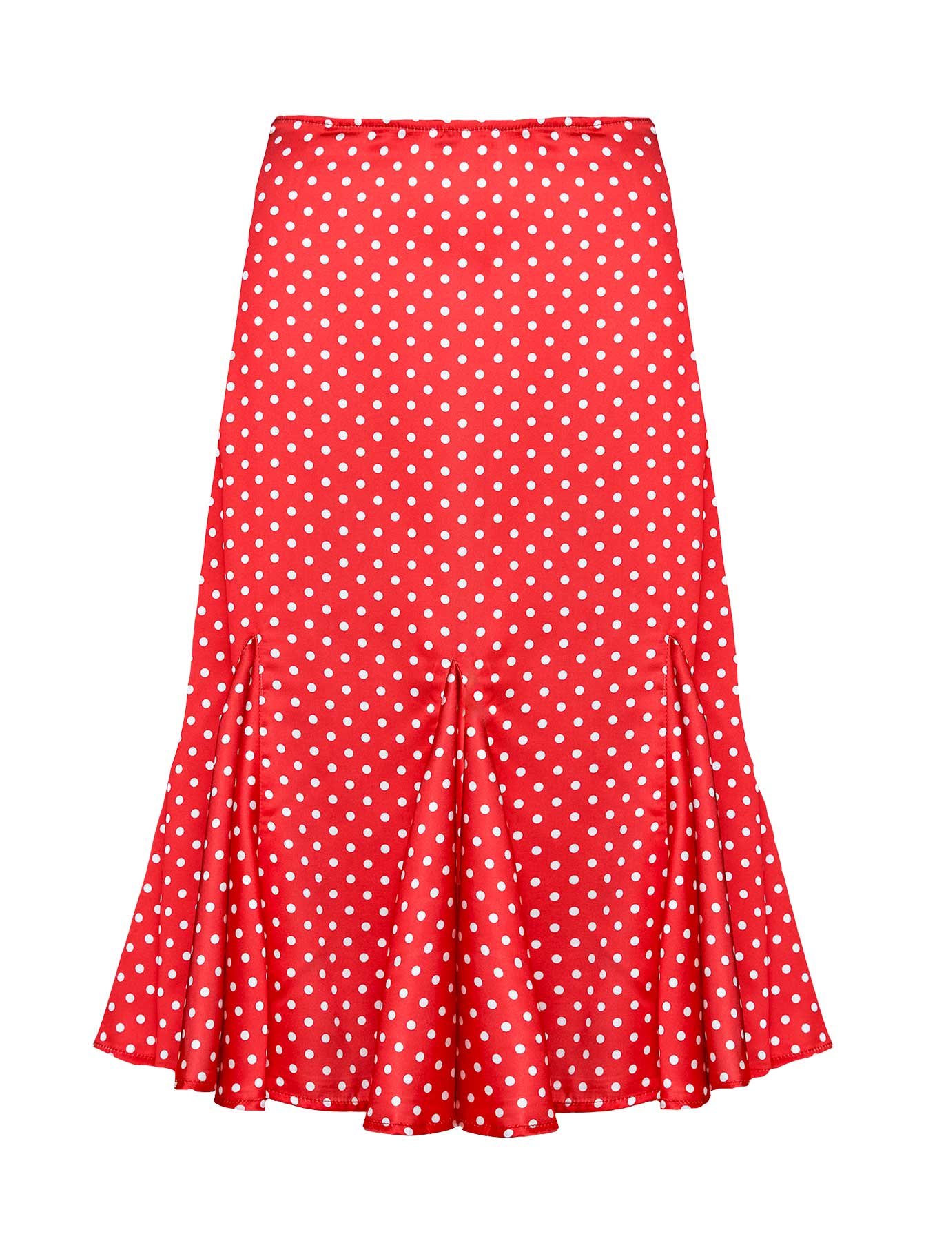 Musemeci Midi Skirt Red