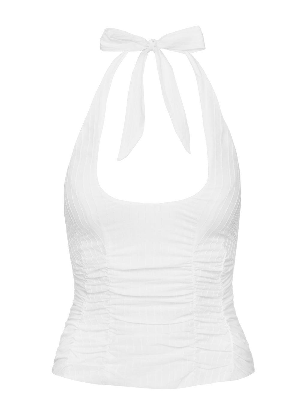 Nataliya Halter Top White