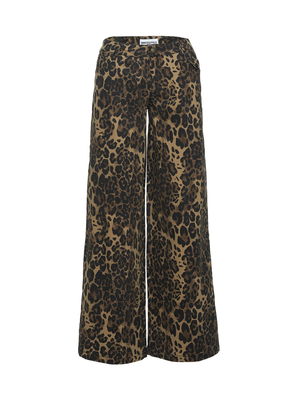 Pantar Low Rise Pants Leopard