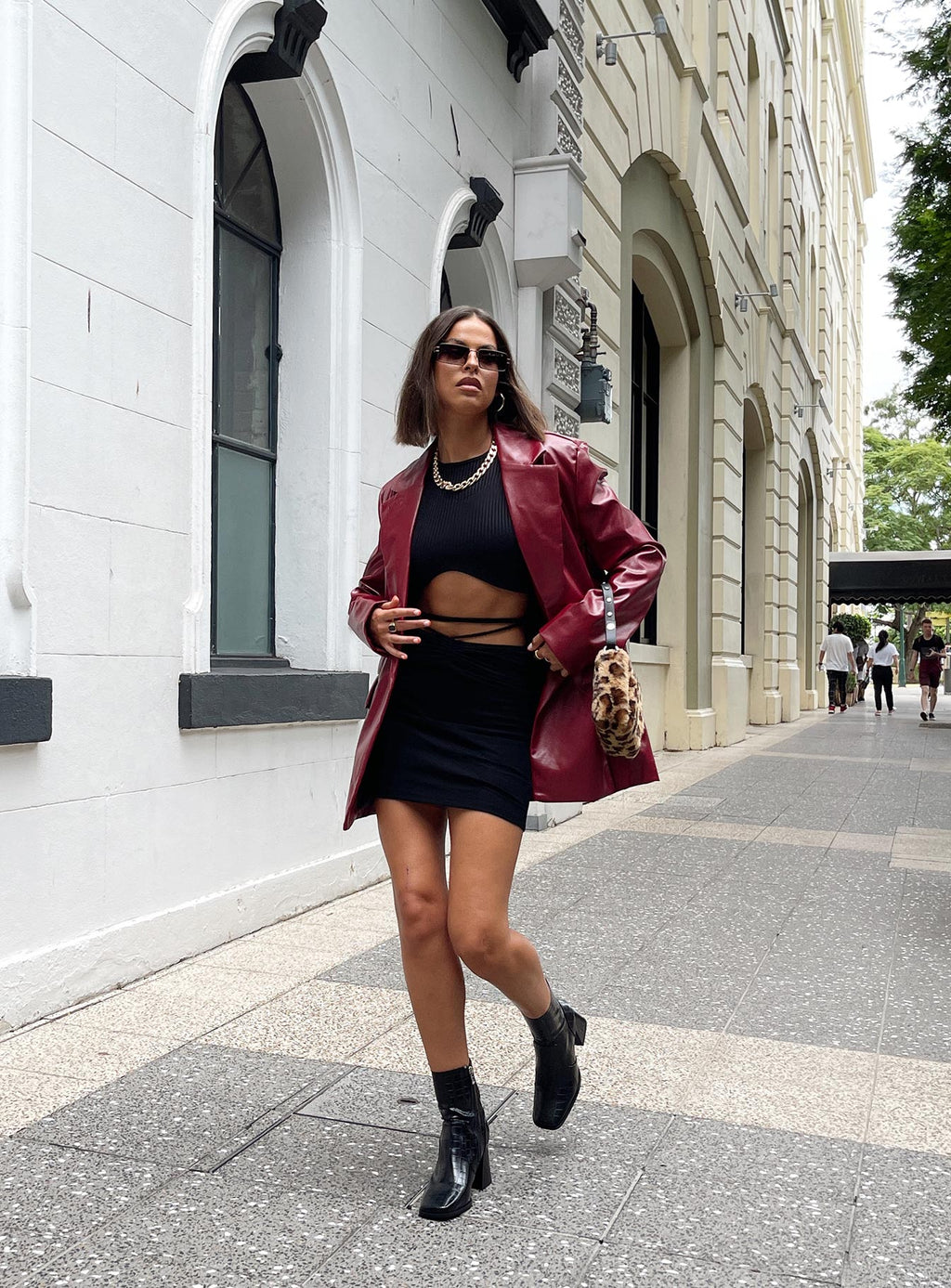 Dom Mini Skirt Black