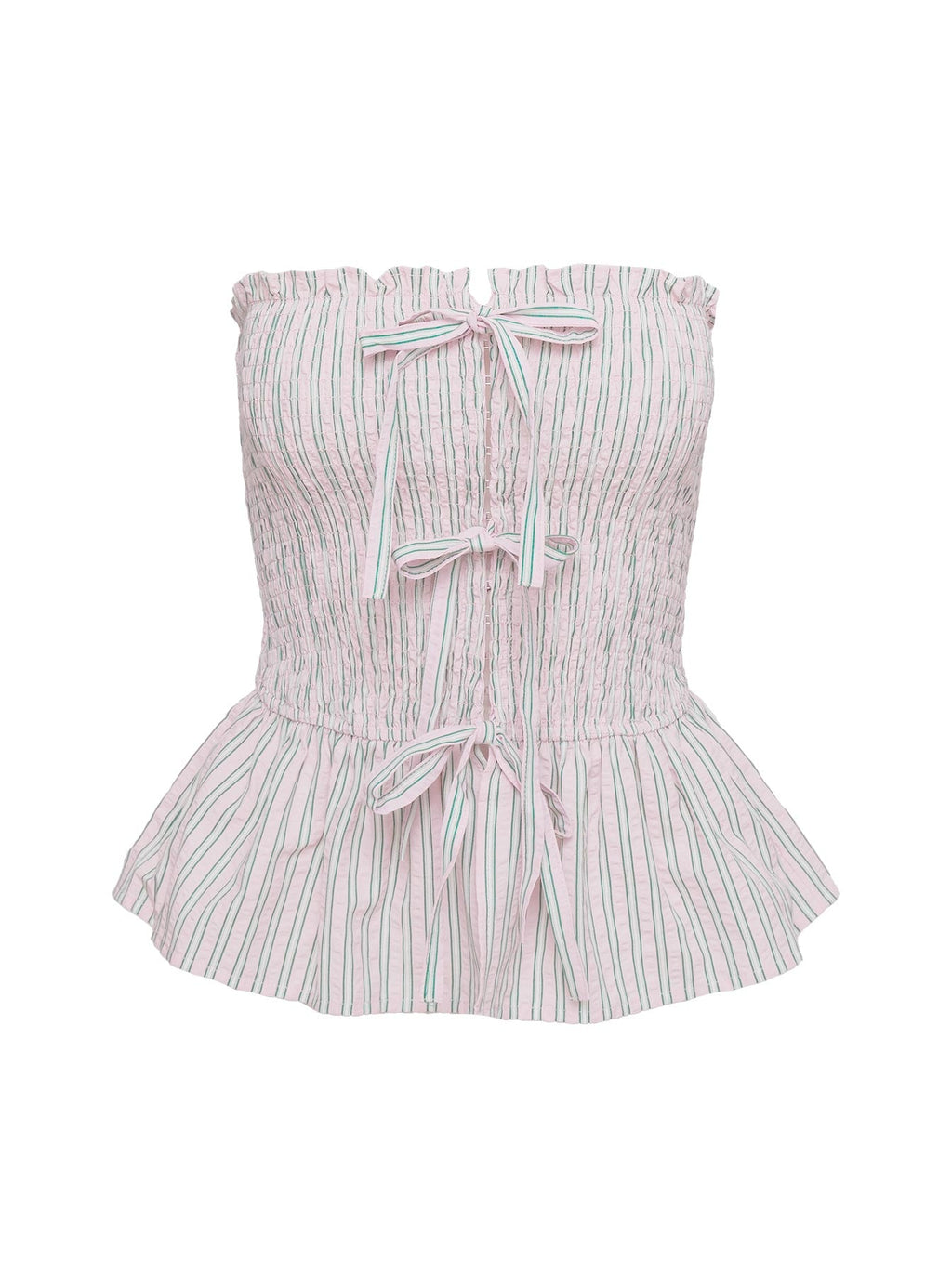 Saskea Strapless Top Pink