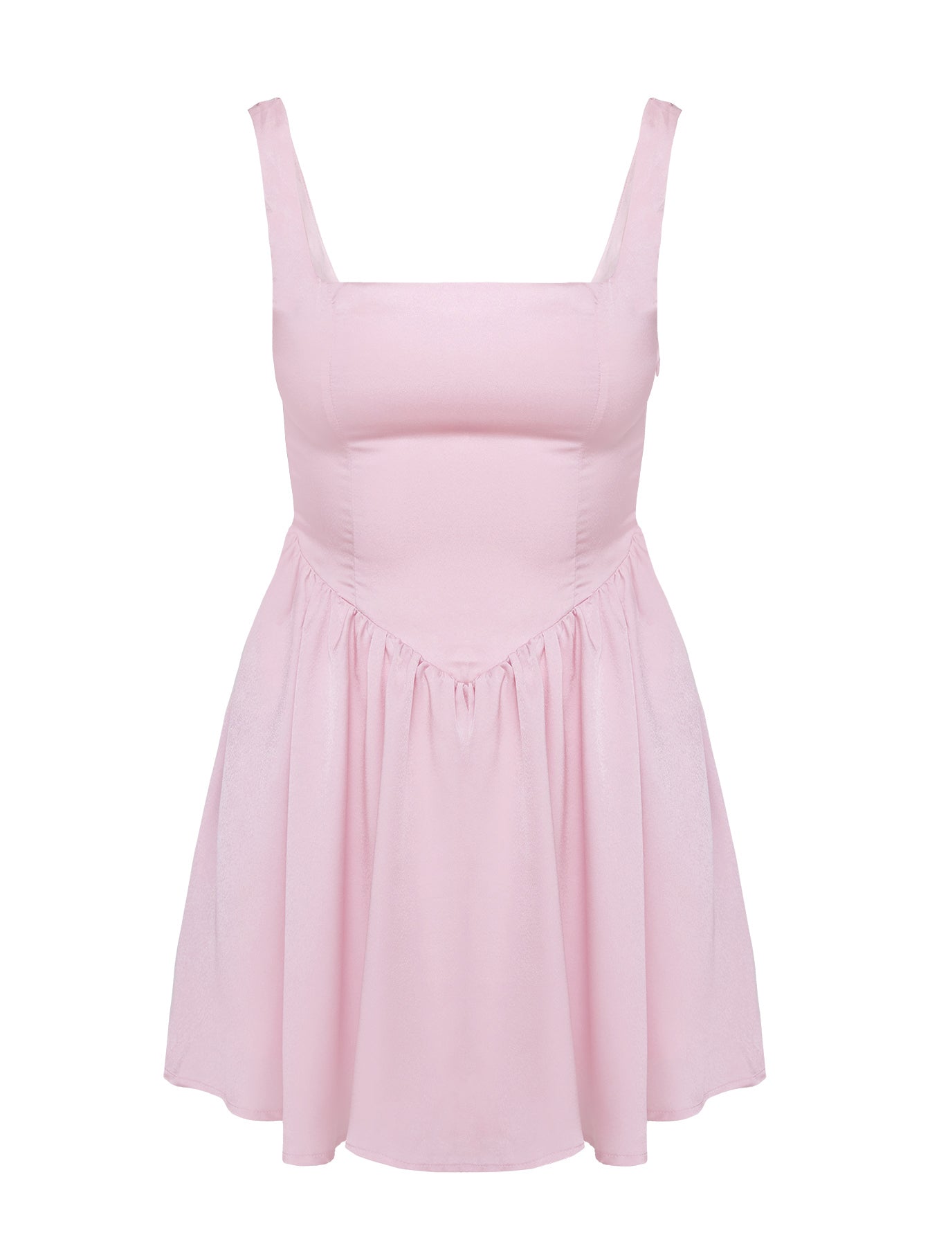 Straplie Mini Dress Pink