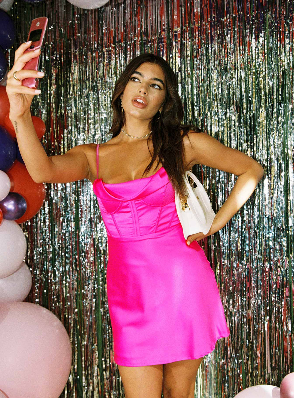 Spotlight Mini Dress Pink