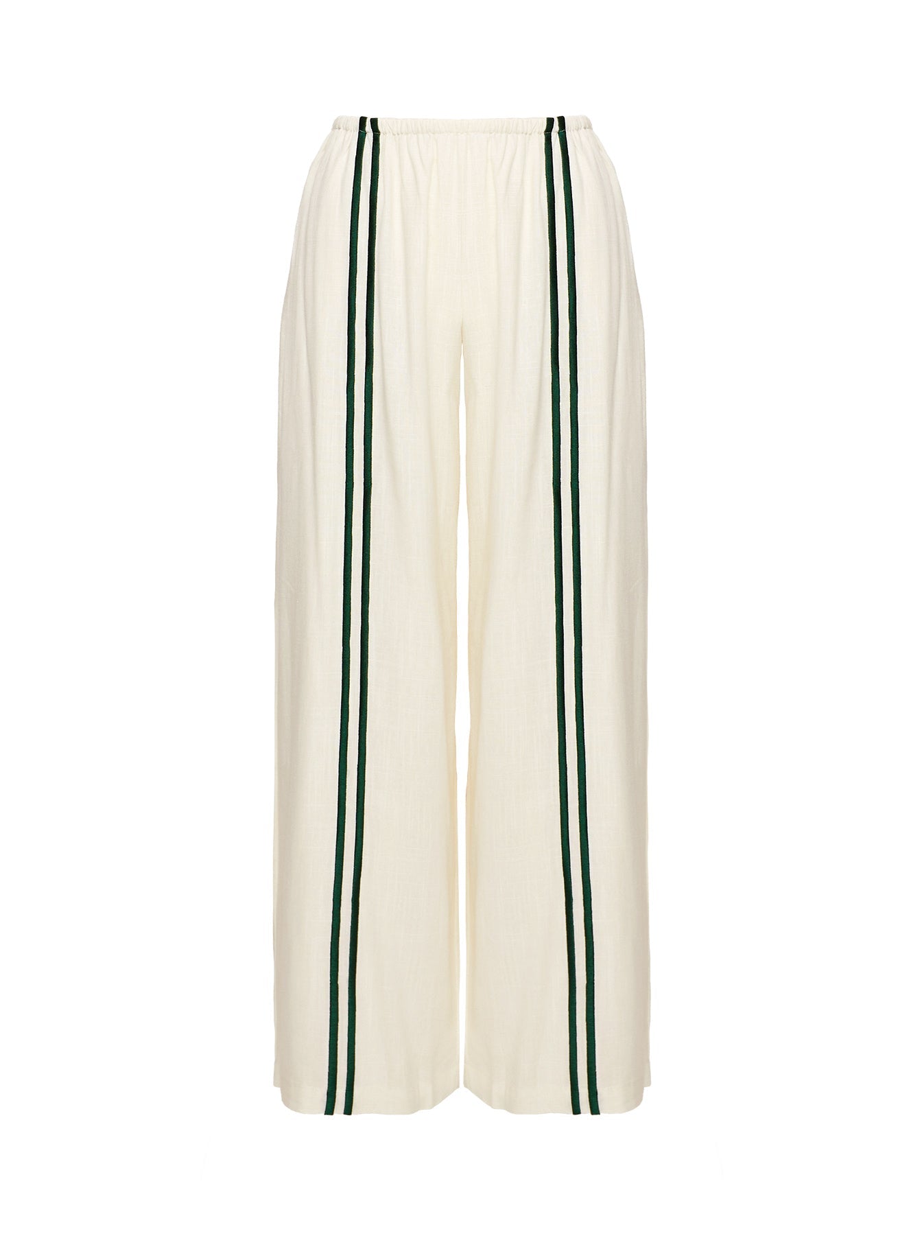 Telling Lies Pants White / Green