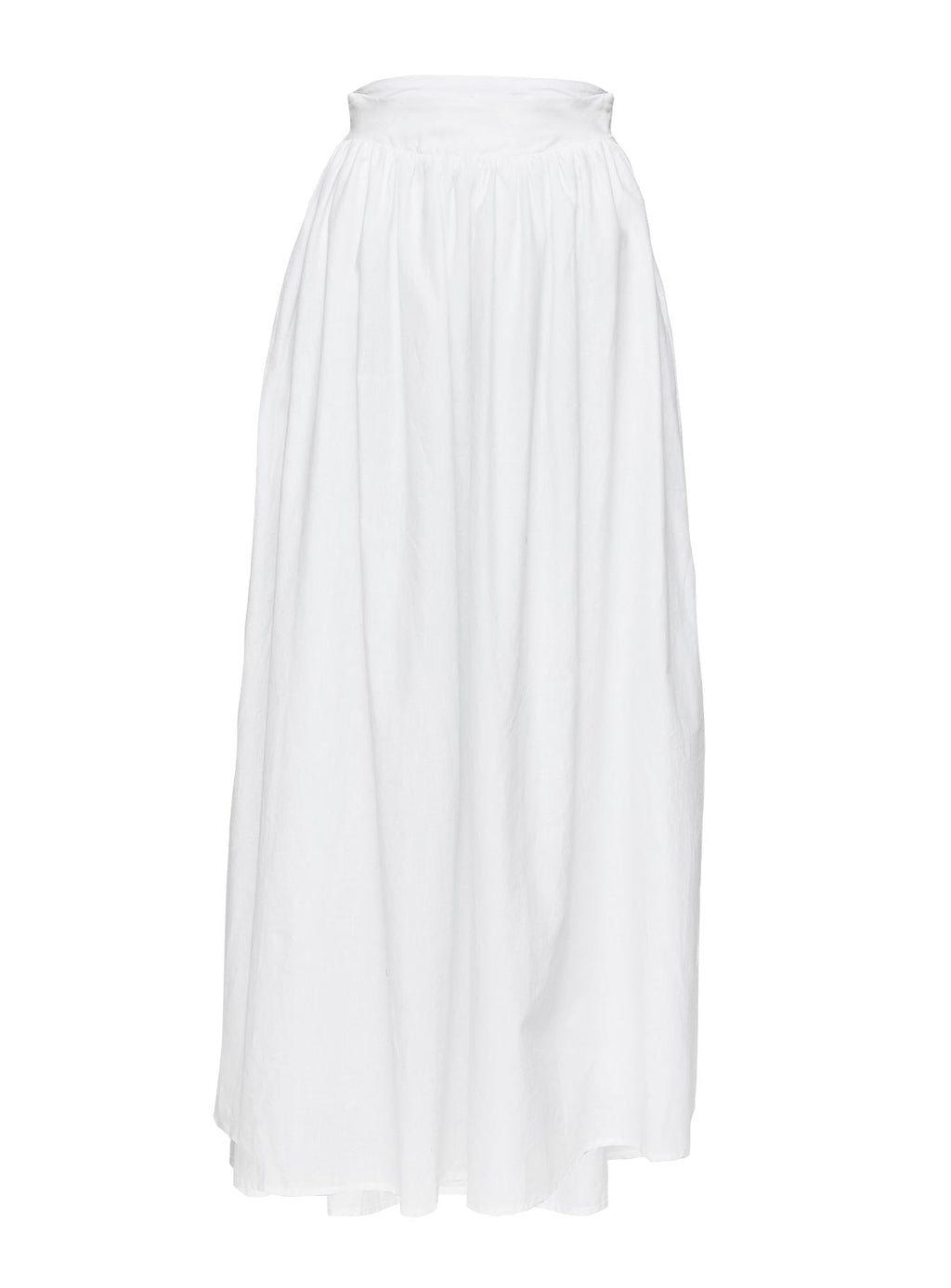 Valerio Maxi Skirt White