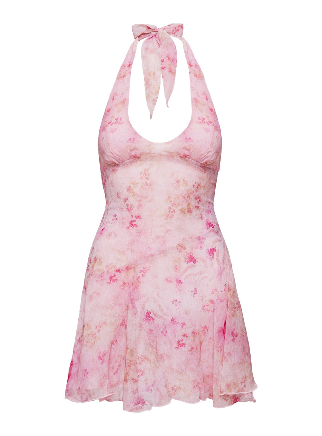 Valorie Halter Mini Dress Pink