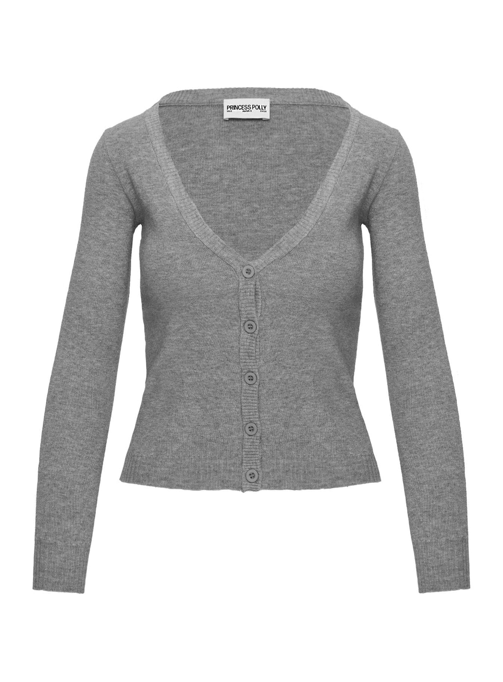 York Cardigan Grey Marle