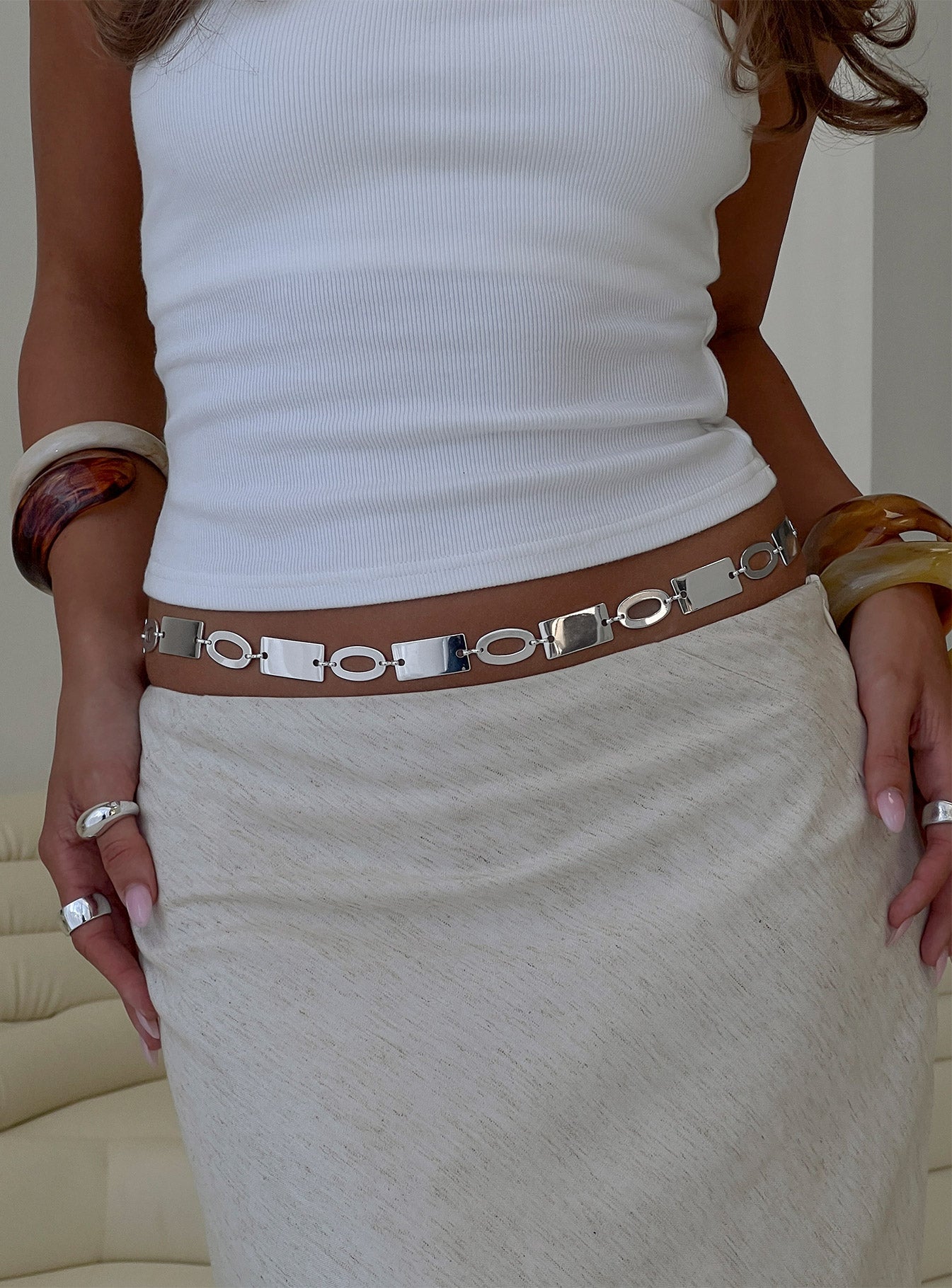 Be The One Belt Silver