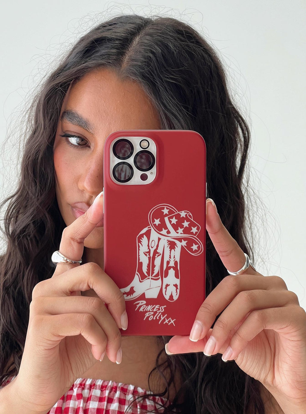 Cowboy Dreams iPhone Case Red